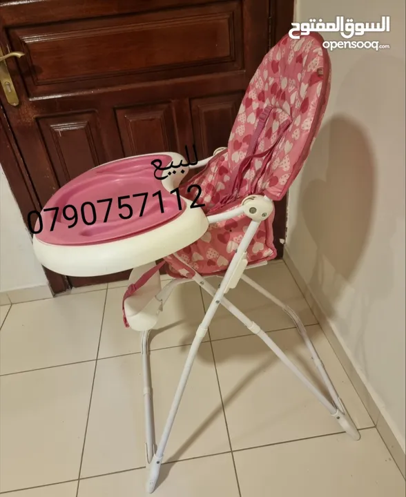 أغراض بيبي للبيع شبه جديده