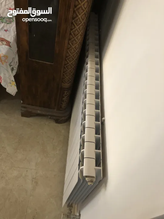 ماطور تدفئة مركزية مع خزان سولار مع الراديترات (المشعاعات)