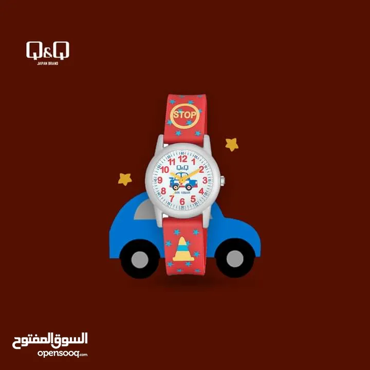 ساعات Q&Q للاطفال ولادي و بناتي عدة رسومات