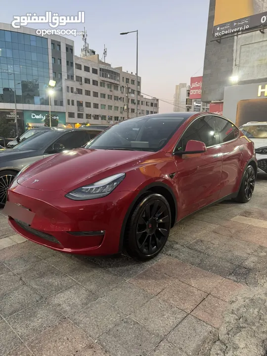 ‏Tesla Y Dual Motor 2021 Performance  فحص كامل بحاله الوكاله من الداخل والخارج اقساط او كاش