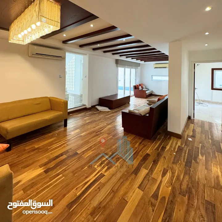 MADINAT QABOOS  ROYAL 5+1 BEDROOM STAND ALONE VILLA WITH SWIMMING POOL FOR RENT