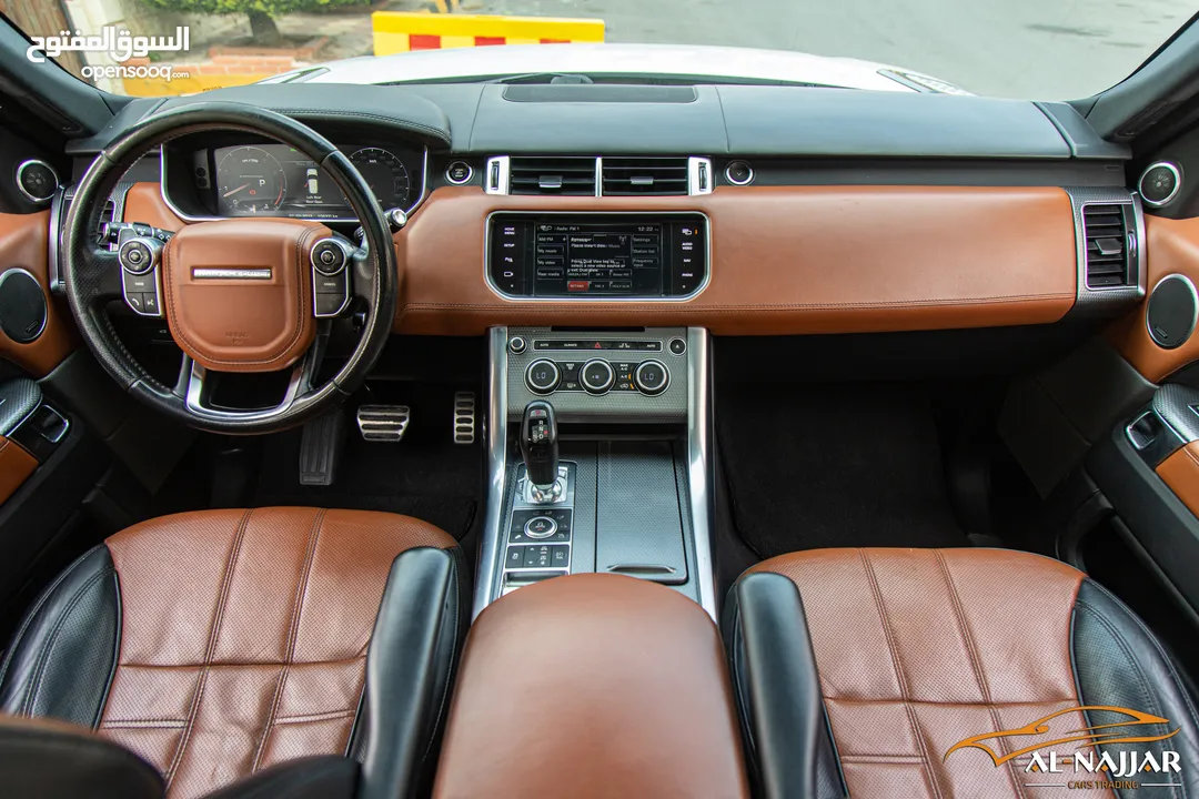 Range Rover Sport Supercharge 2014  السيارة وارد الشركة