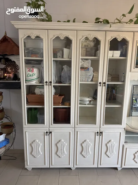 Elegant Wooden Display & Storage Cabinet - For Sale BHD 100 only