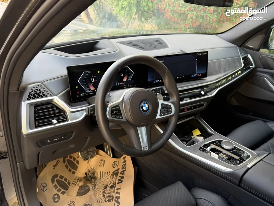 BMW X5 50e ترخيص   محرك 3000 هايبرد plug in/يقطع على الشحنه 100 كيلو متر