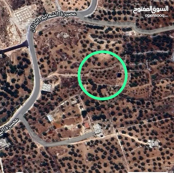 ارض للبيع فى عصيرة الشمالية، طابو نابلس، كوشان مستقل لخمسة اسخاص، كل شخص يضع سنسال على حصته