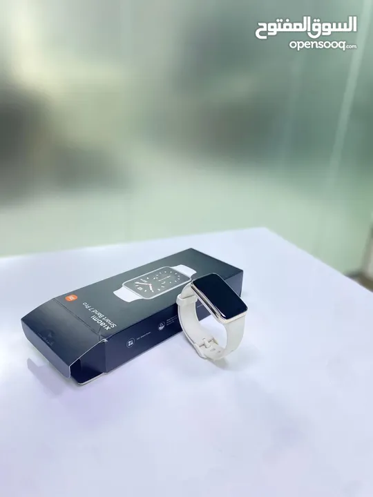 ساعة ذكية جديدة (XIAOMI SMART BAND 7 PRO IVORY WATCH)