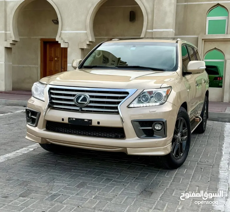 ستيشن لكزس LX570  موديل 2009 محول 2015 فل موصفات  خليجي  جاهز لتسجيل