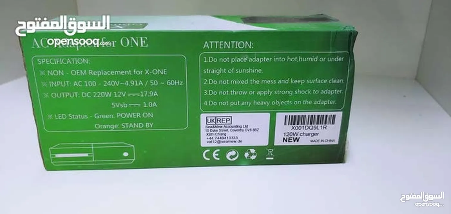 شاحن اكس بوكس  بسعر نار 8 دنانير جديد xbox AC جديد
