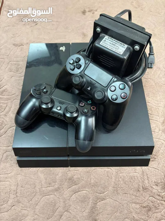 playstation 4 بلايستيشن فور مع مجموعة العاب قوية