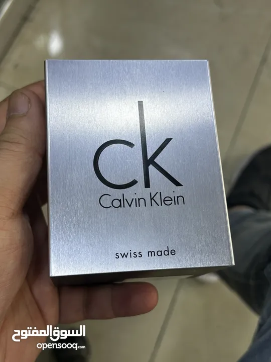 ساعه CK وساعه اكزوتيك جداد بالعلب اصليه 100٪؜ سويسري