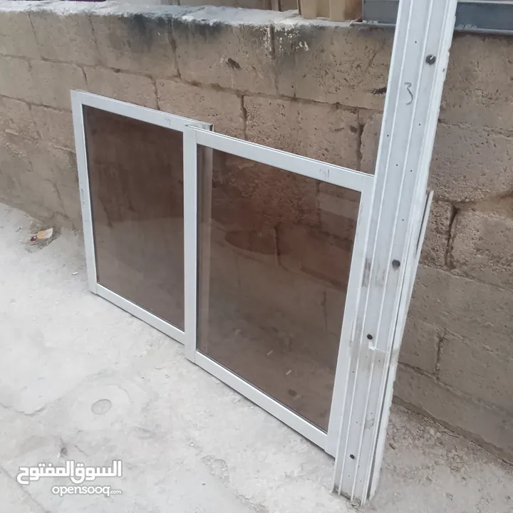 شباك ألمنيوم تفصيل مقاس 150/100