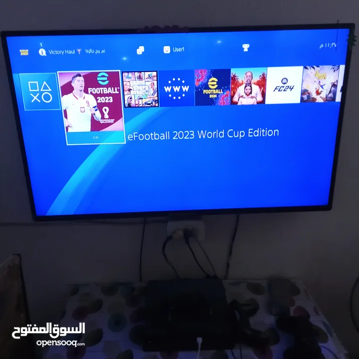 جهاز بلايستيشن فور مع شاشه قياس 42 بوصه