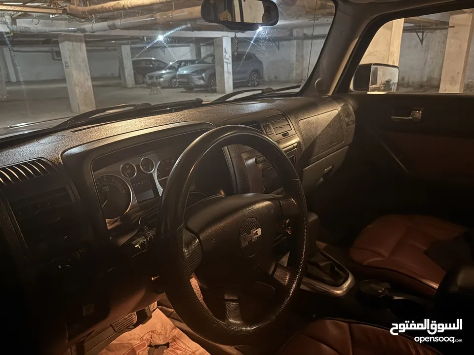 سياره همر H3 لون اسود موديل 2008 فحص كامل  فل كامل  3700cc ترخيص وتنازل منخفض مقسطه عالبنك او كاش
