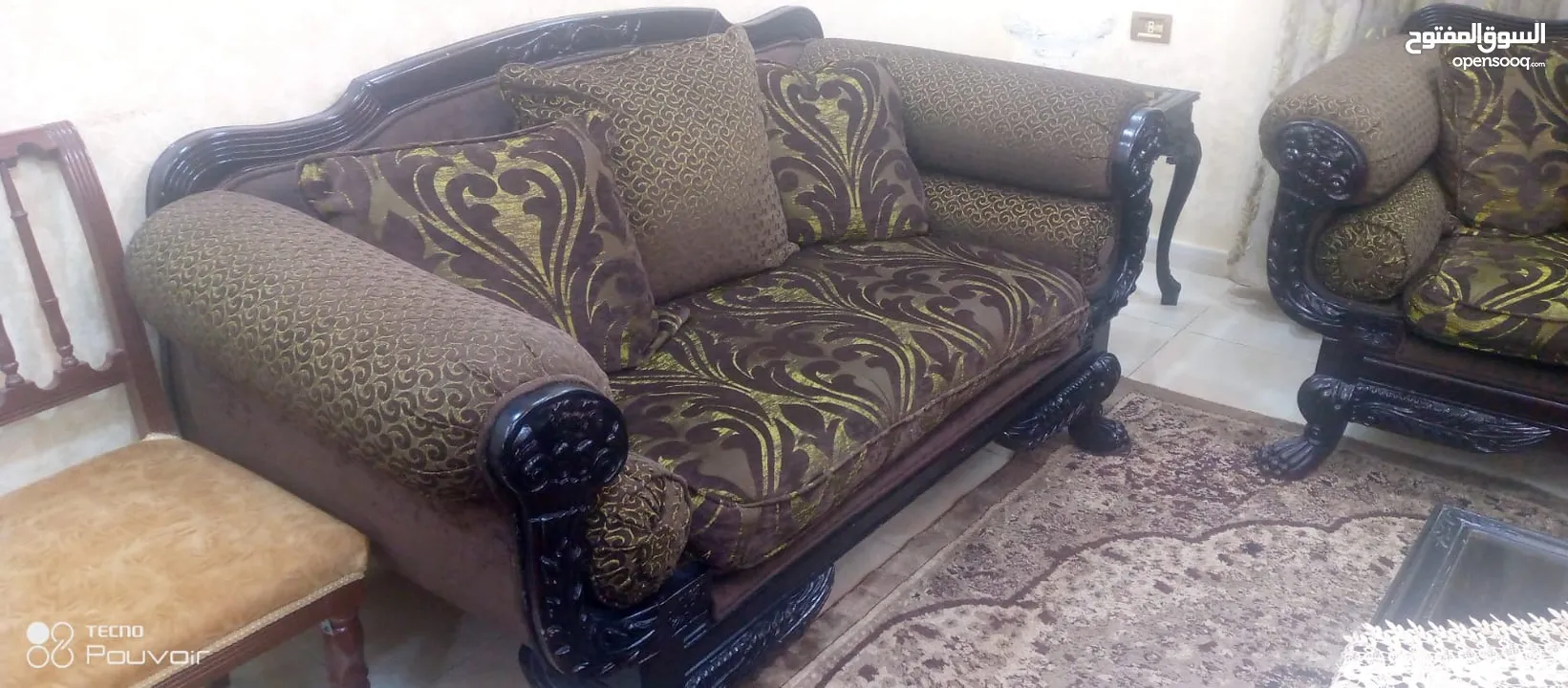 طقم غرفة ضيوف بحالة الوكاله