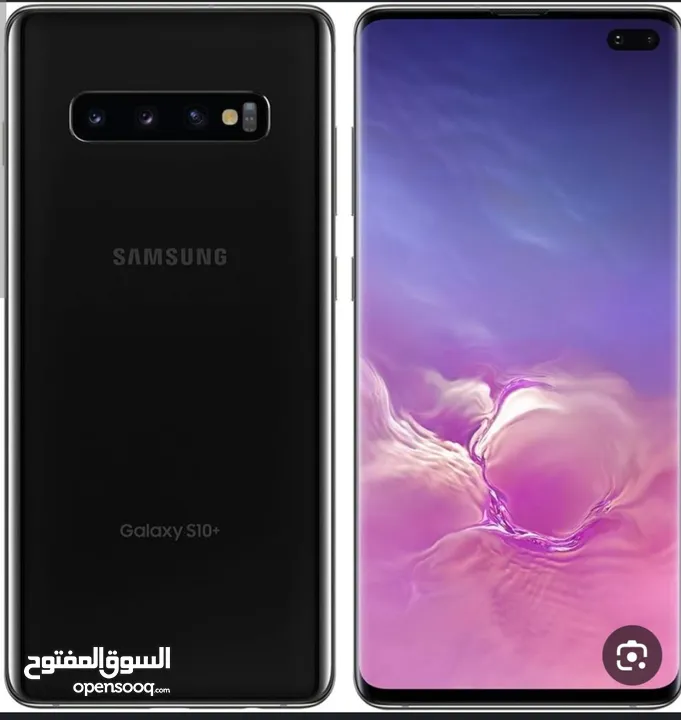 s10+ نضيف مع شاحن  وشاحن لا سلاك