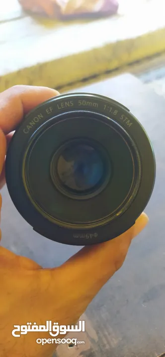 عدسة كانون 50mm - 1.8