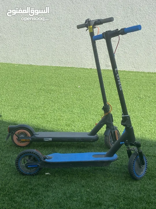 2 electric scooters  2 سكوتر الاكتروني للبيع