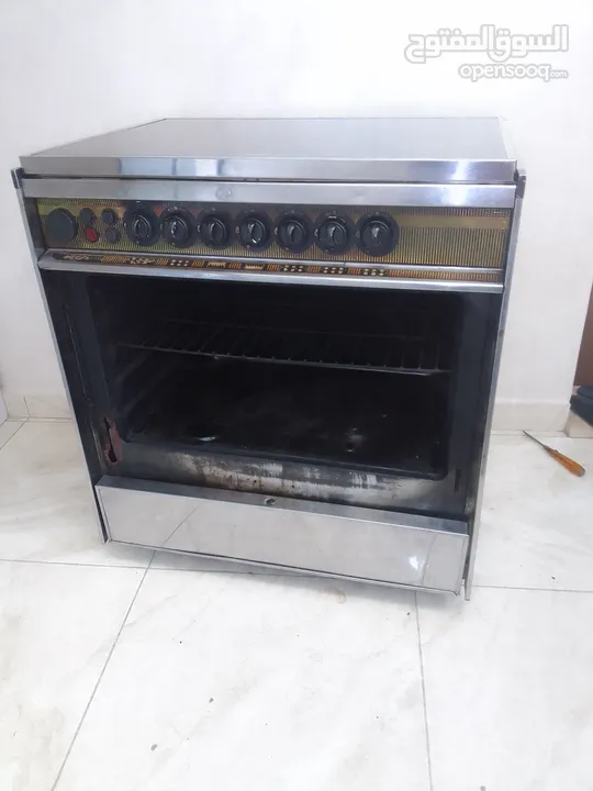 غاز 5 عيون مستعمل شغال للبيع