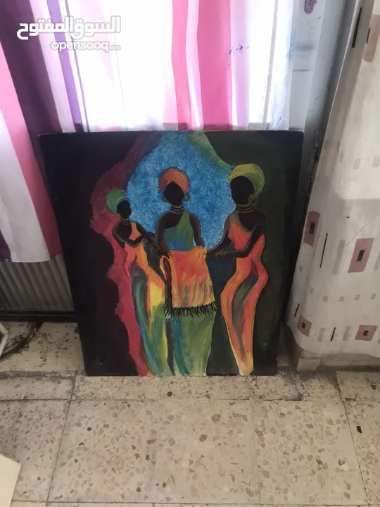لوحات فنية رسم ولوحات طباعة بحالة ممتازة