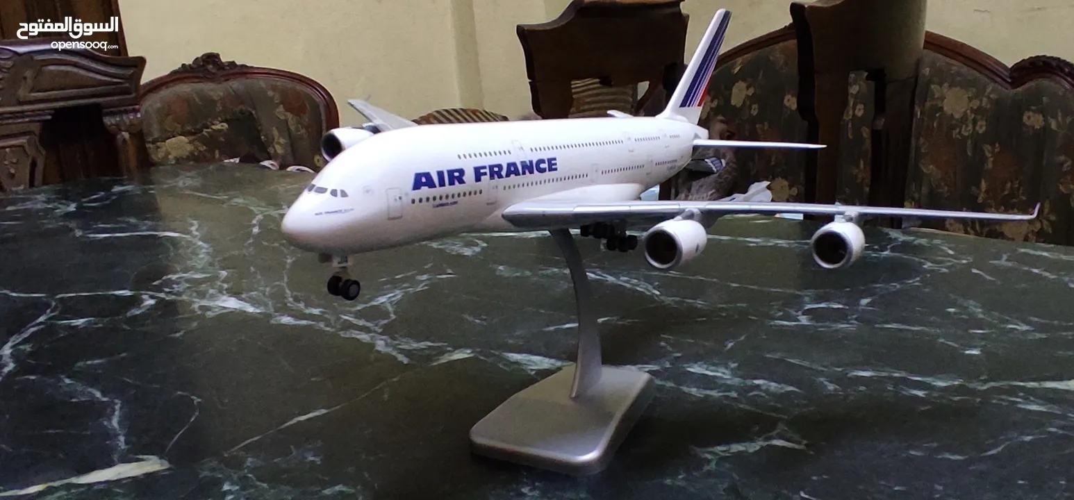 نموذج  فاخر مطابق للأصل لطائرة Air France