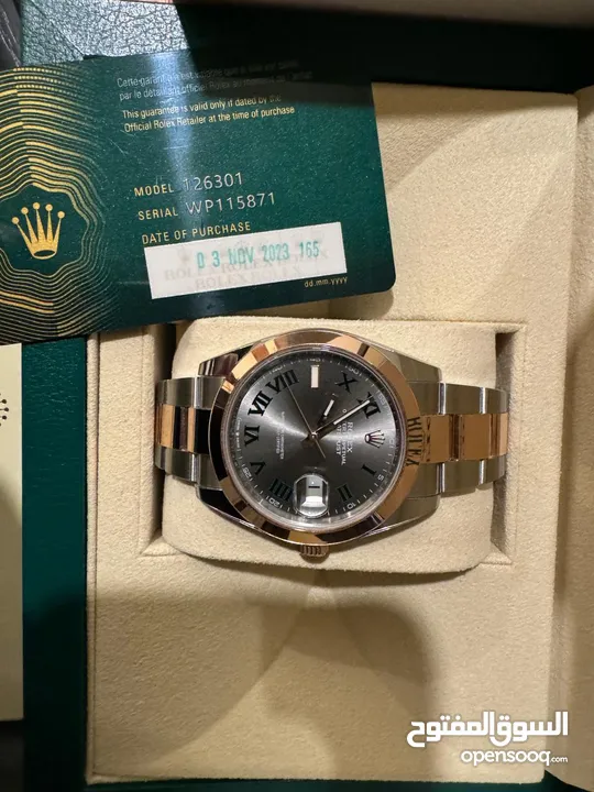 ‏Rolex datejust 41mm