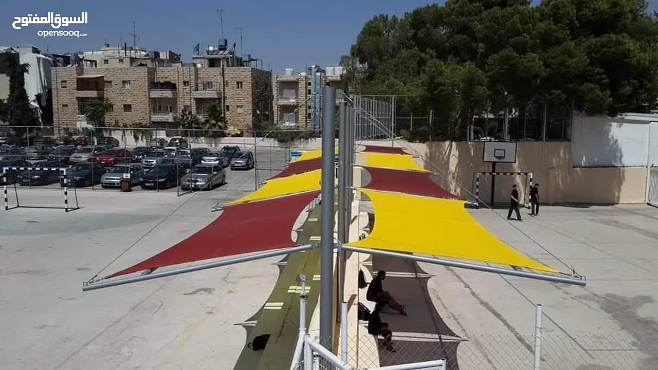 نقوم بتركيب جميع انواع المظلات والشوادر الشد والاشرعه والبراقولات واللكسان بسعر منافس جدا جدا