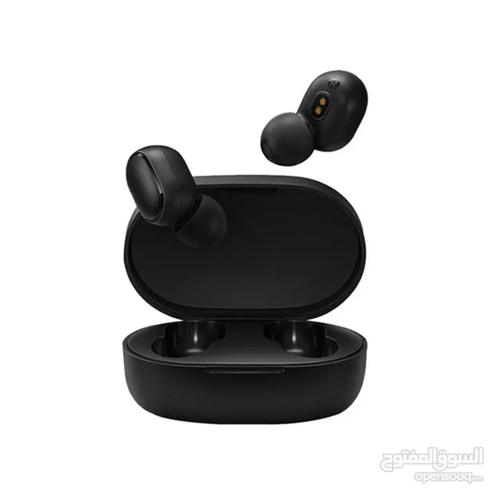سماعات أذن Xiaomi Redmi Airdots Bluetooth 5.0 لاسلكية باللون الأسود
