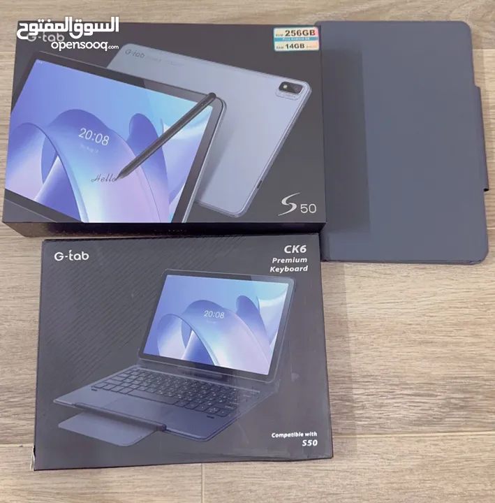 تابلت G-tab S50 استعمال شهرين مع جميع ملحقاته الجهاز يعتبر جديد لاني ما استعملته نهائي