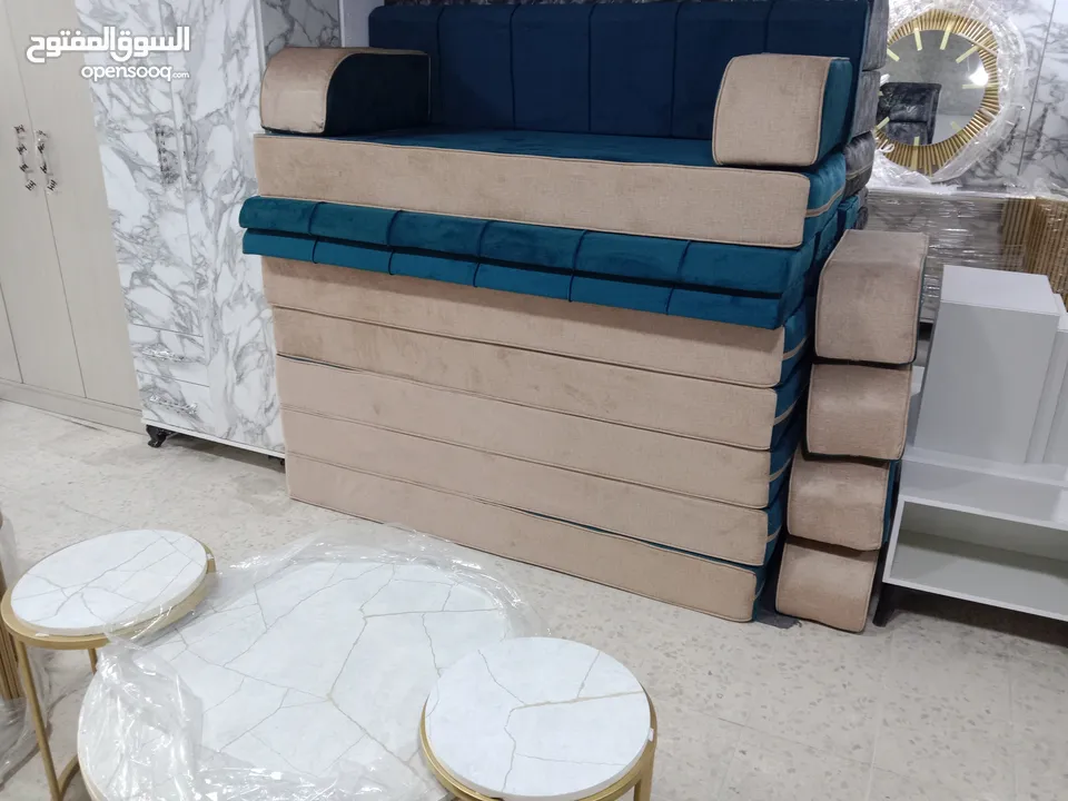 طقم كنب سبع مقاعد جديد للبيع