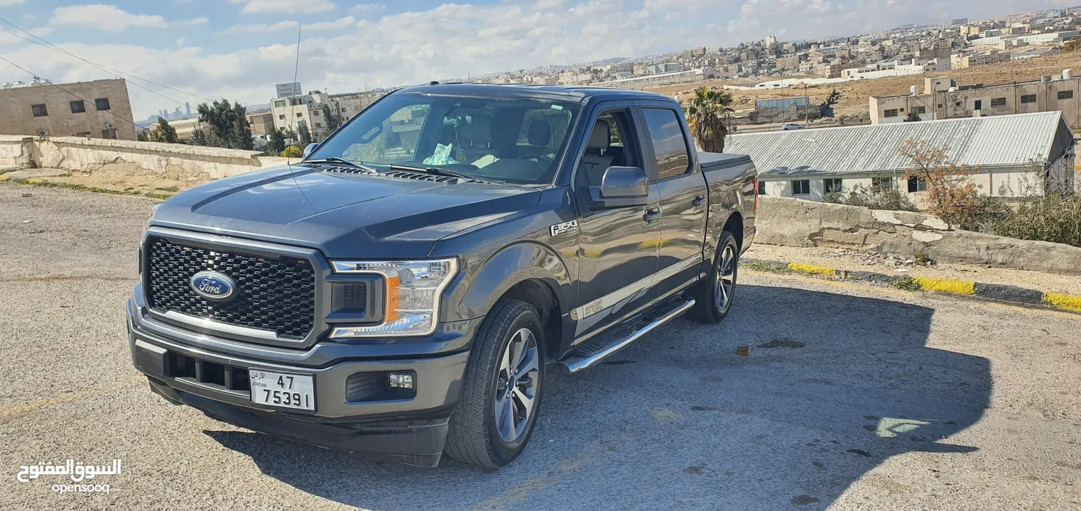 للبيع المستعجل ترخيص جديد بك اب فورد f150 ماتور 2700 دبل تيربو ايكوبست بنزين اقتصادي موديل 2019