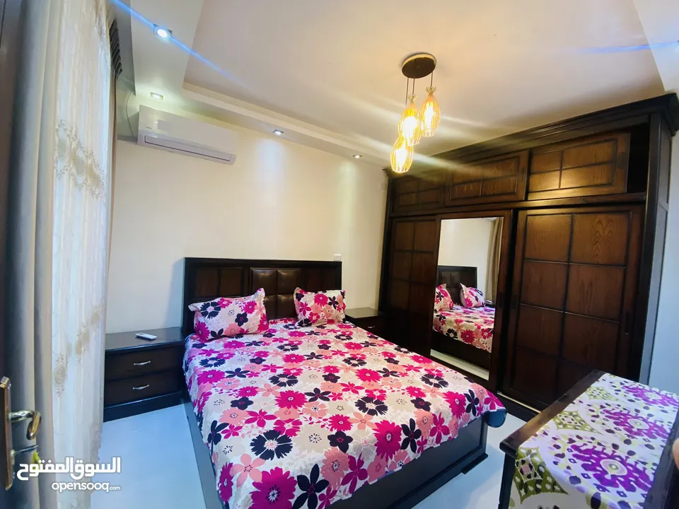 GF Schmeisani fancy furnished 1 BR شقة أرضية جديدة بالشميساني بمنطقة هادئة مفروشة غرفة نوم واحدة