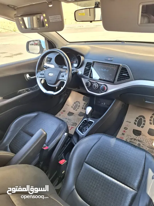 كيا بيكانتو 2017 بصمة فل عداد قليل ( 67 ) ألف كيلو فقط