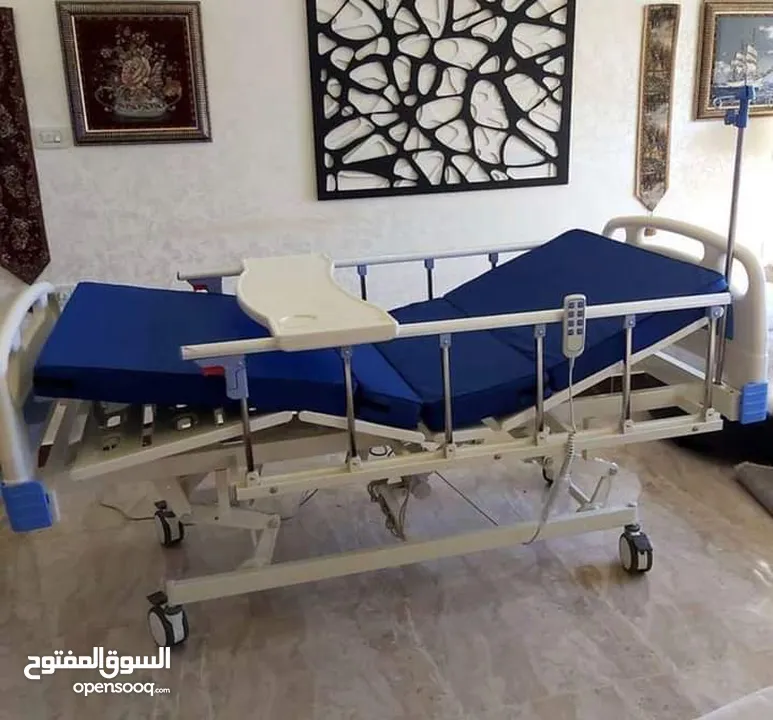 سرير طبي كهربائي 4 حركات نخب اول ومكفول سنتين "جديد بالكرتونة
