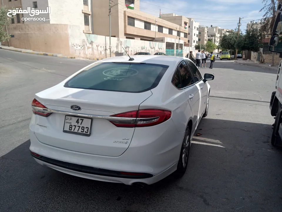 فورد فيوجن 2017هايبرد فحص كامل لون ابيض