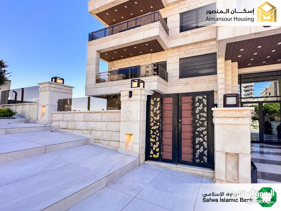 شقة 150م فاخرة للبيع في طريق المطار/ مشروع التلة 3( إسكان المنصور )
