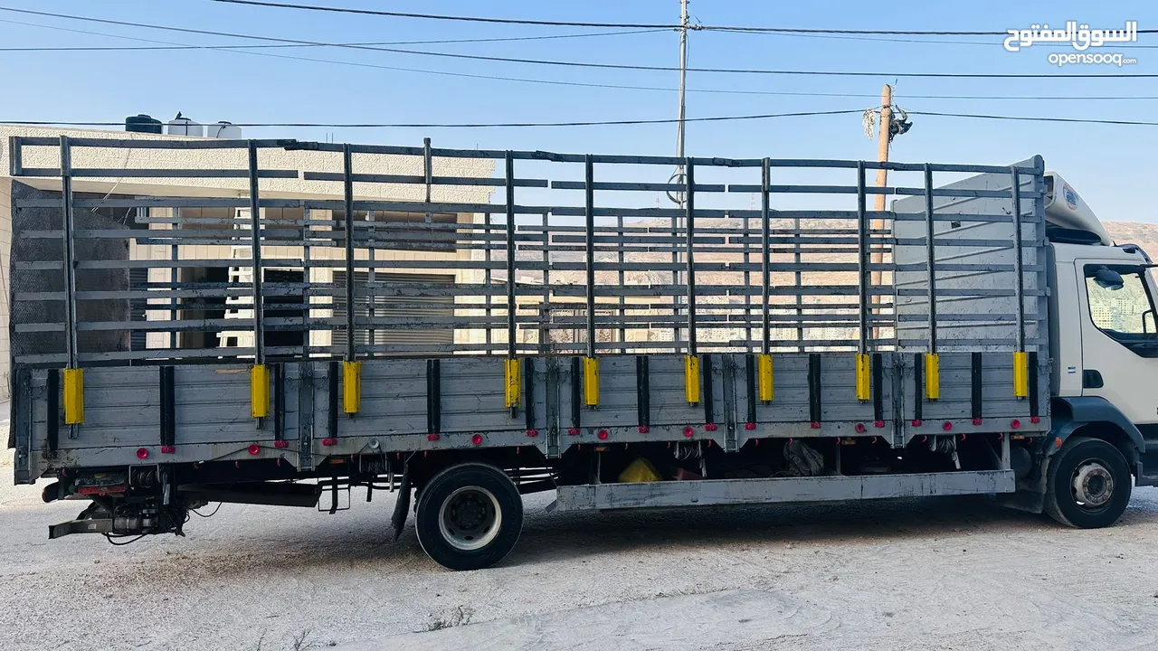 داف شصي طويل  2013  55-220 لون ابيض عاجي متوفر للبيع بسعر ممتاز  Daf Lf 55-220 شاحنه بوزن فارغ 8600