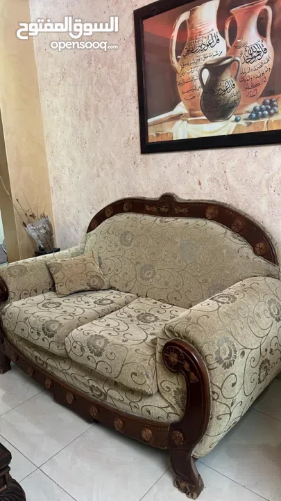 طقم كنب مستعمل 7 مقاعد