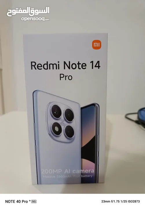 Redmi note 14 pro للبيع استخدام اقل من اسبوعين