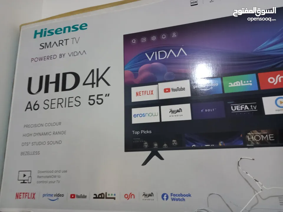 تلفزيون 55 بوصه مستعمل لبيع في خليفه ا أبوظبي - (215385638) | السوق المفتوح