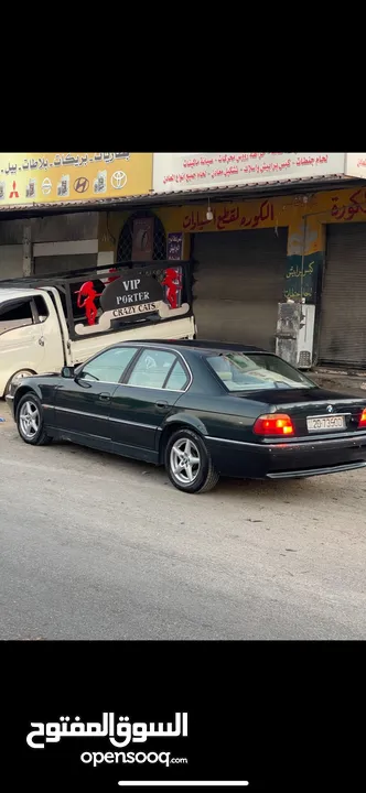 Bmw 735i مخزنة ممشى 80 الف كيلو