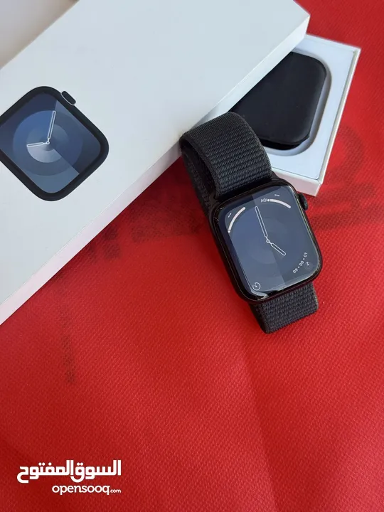 Apple watch S9 45mm بطارية 100٪؜ كفالة ابل 8 شهور