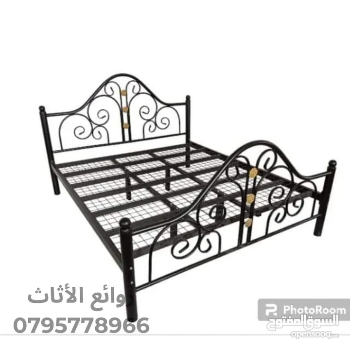روائع الأثاث المعدني تخت حديد سرير حديد. مفرد. مجوز. مفرد ونص. طابقين.