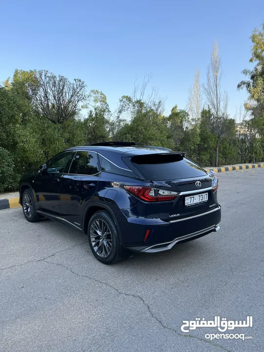 ليكزس rx450 f sport وارد الوكالة 7 جيد ممشى قليل مواصفات خاصة