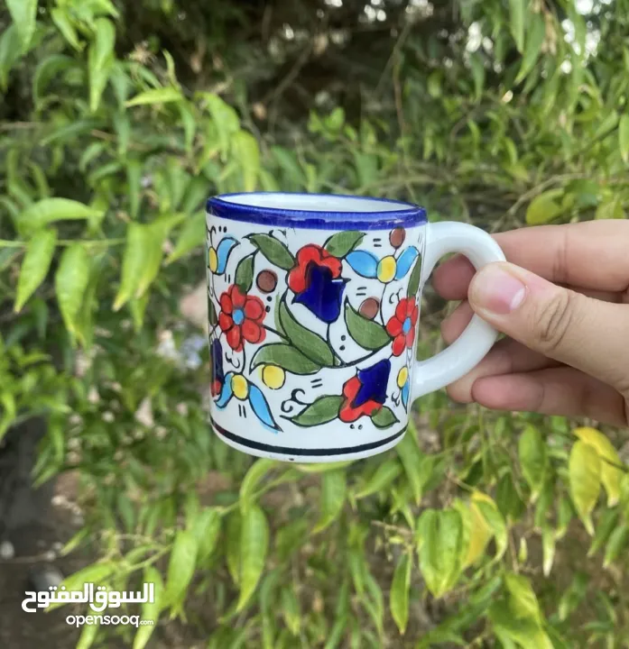 خزفيات اطقم صواني اكواب