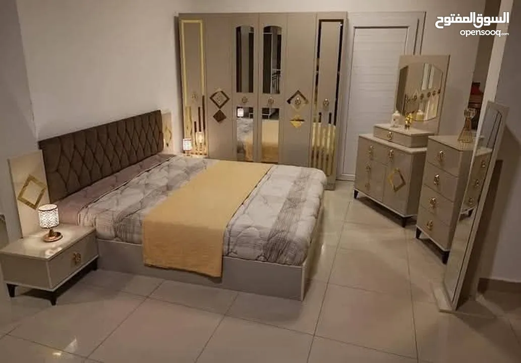 "نصمم لأجلك أثاثًا يجمع بين الأناقة والراحة غرفة نوم لاتيه  18+ملحق بسعر خراااافي