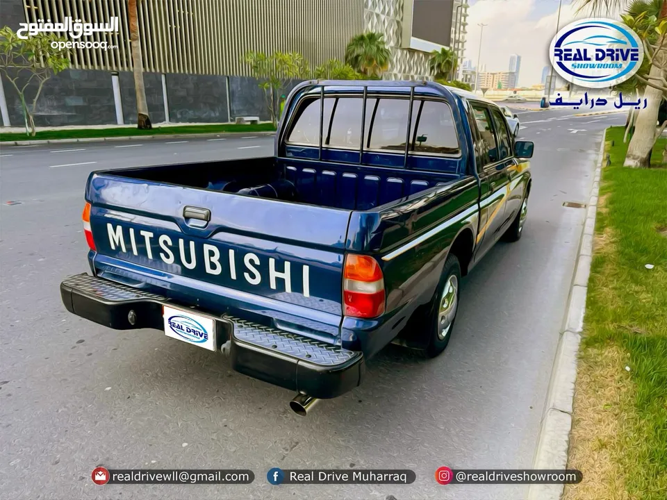 MISTUBISHI L200  DOUBLE CABIN   Year-1999  Engine-2.4L  4 Cylinder   Colour-blue  Odo meter-193k