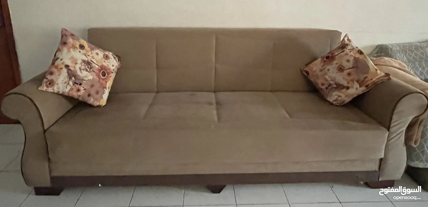 Sofa which can be use as bed and a mattress