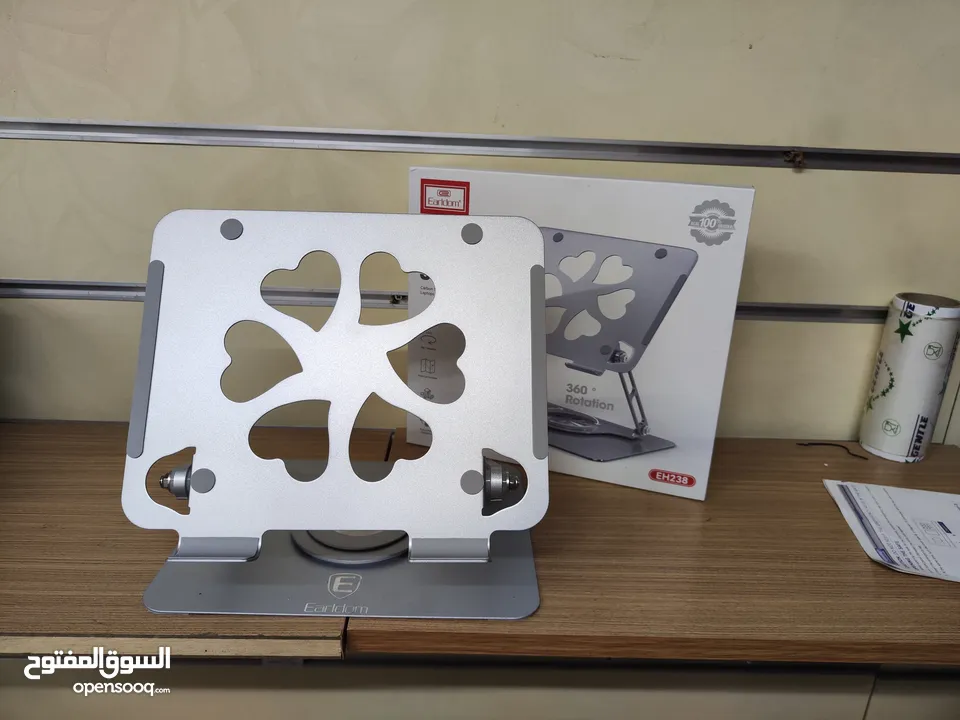 ستاند Deep home  لابتوب معدن متحرك 360 درجه