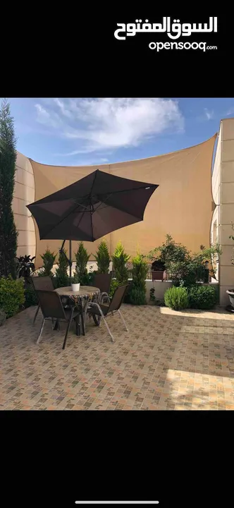 450m2 Luxury Furnished 3 bedroom semi villa with a garden & 2 Terraces infront of Al-thuheir