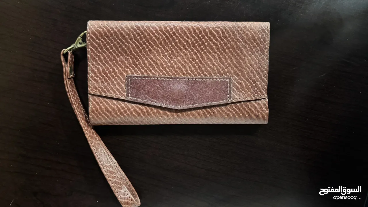 Natural Caw Leather Purses